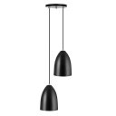 Ver imagem 3 de Pendente Vegas Aluminio Duplo Preto sala quarto cozinha
