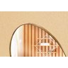 Espelho Decorativo Organico 50x35 com Borda Moldura em Lamina de Madeira - 4