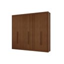 Ver imagem 2 de Guarda Roupa Casal 6 Portas 2 Ripados e 8 Gavetas Grécia Cacau Conquista