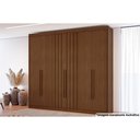 Ver imagem 1 de Guarda Roupa Casal 6 Portas 2 Ripados e 8 Gavetas Grécia Cacau Conquista