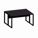 Ver imagem 5 de Plataforma de Trabalho 1,20 m X 1,20 m 2 Lugares Pés Metal 100% MDF F5 Office Cor:Preto