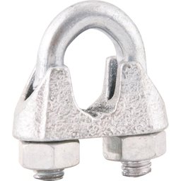 Clips para Cabo de Aço 1/8" Leve Galvanizado - Nove54 - 1
