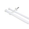 Kit Varão para Cortinas 2,0mtsduplo 19/28mm Branco - 1