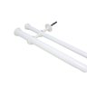 Kit Varão para Cortinas 2,0mtsduplo 19/28mm Branco - 1
