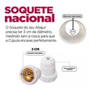 Ver imagem 4 de Cupula Clássica de Abajur Luminária 15x15x15cm de Tecido Algodão Soquete Nacional Ref 83