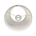 Ver imagem 3 de Cupula Clássica de Abajur Luminária 15x15x15cm de Tecido Algodão Soquete Nacional Ref 83