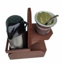 Ver mais imagens de Porta Chimarrão Mdf Marrom 2 Litros - Volpato