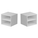 Ver imagem 1 de Jogo Mesa de Cabeceira Nicho Branco em MDF