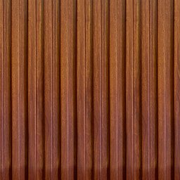 Kit 10 Painel Ripado Wpc Interno Wave Cor: Imbuia 2,90m X 16cm (0,46m²) Woopo - 1