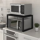 Ver imagem 2 de Suporte de Alumínio para Micro-ondas e Forno Elétrico 60kg Kazan Preto