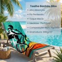 Ver imagem 1 de Toalha Banhão Estampada Praia Teka Malaga 75x150cm:Bike