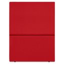 Ver imagem 5 de Cabeceira Solteiro 90 Cm com Frame Luna Suede Vermelho Artte