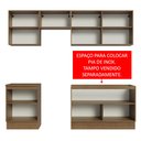 Ver imagem 6 de Armário de Cozinha Completa 240cm Rustic/Preto Glamy Madesa 09