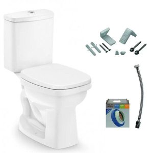 Kit Bacia Com Caixa Acoplada Incepa Art 3/6L Completo
