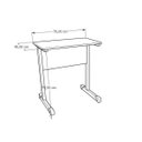Ver imagem 2 de Mesa Impressora 0,60 X 0,40 - Azul/cinza