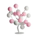 Ver imagem 2 de Luminária de Mesa Árvore de Luz Estilo Bonsai com Bolinhas Bivolt (rosa Branco)