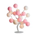 Ver imagem 1 de Luminária de Mesa Árvore de Luz Estilo Bonsai com Bolinhas Bivolt (rosa Branco)