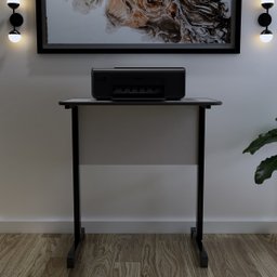 Mesa Impressora 0,60 X 0,40 - Cinza/preto - 3
