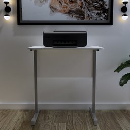Mesa Impressora 0,60 X 0,40 - Branco/cinza - 3