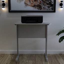 Mesa Escrivaninha para Impressora/estudos 0,60 X 0,40 - Cinza - 3