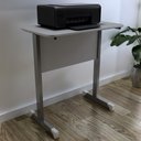 Ver imagem 2 de Mesa Escrivaninha para Impressora/estudos 0,60 X 0,40 - Cinza