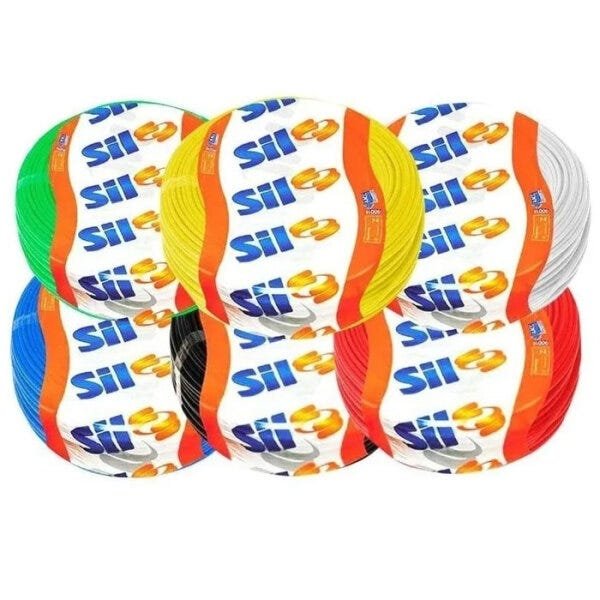 ROLO DE CABO FLEXSIL 750 V 6,0MM SIL - Azul - 1