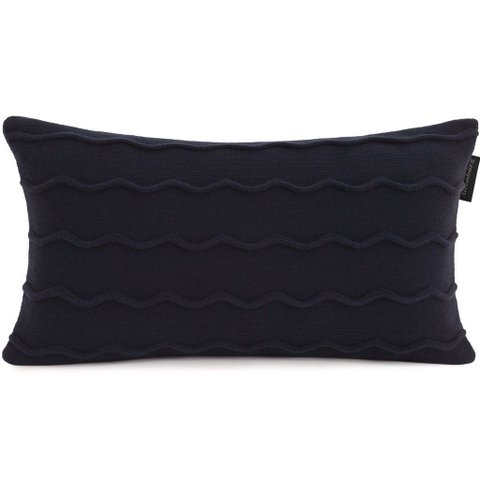 Almofada Serenité Altenburg Tricot Decorativa 30x50cm Azul Náutica