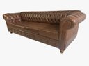 Ver imagem 2 de Sofá Chesterfield Luiz XV Capitonê 2,60m Corano Marrom DECORAÇÃO / SALA / BARBEARIA