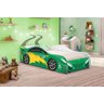 Cama Carro Fast Menino Verde Solteiro - 4