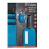 Kit Para Mala De Viagem Com Cadeado Tsa, Tag E Cinta De Poliéster Azul - 4