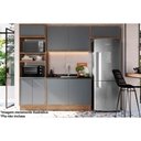 Ver imagem 4 de Gabinete P/ Pia Cozinha Balcão Versalis Ph 3039 C/ 2 Portas S/ Tampo 120cm Freijo/argila - Herval