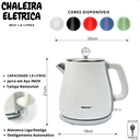 Ver imagem 4 de Chaleira Jarra Elétrica Colorida Colors 1.8 L Best Moderna 220v (branca)