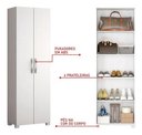 Ver imagem 5 de Armário Multiuso Sapateira 2 Portas Nt 4010 Branco Brilho
