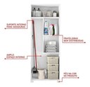 Ver imagem 2 de Armário Multiuso Lavanderia 2 Portas NT4015 Branco Brilho