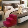 Escada Tec Poliest e Bagum Escadinha Cão Pet Vermelha - 3