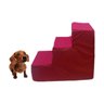 Escada Tec Poliest e Bagum Escadinha Cão Pet Vermelha - 1