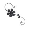Enfeite Ferro Jardim Casa Quintal Flor Pendurar Kit Com 4 - 6