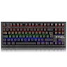 Teclado Mecânico Gamer Bright Compact II Rainbow e LED Lateral Switch Blue ABNT2 Preto - GTC561 - 1