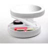 Espelho Porta Maquiagem Luz Led Portátil Aumento Tela - 4