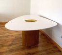 Ver imagem 1 de Mesa de Jantar Organica Laca Branca 1,20cm