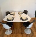 Ver imagem 2 de Mesa de Jantar Organica Laca Branca 1,20cm
