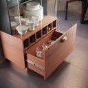 Ver imagem 6 de Conjunto Decorativo Cristaleira e Buffet Aparador Peggy/Noeli Preto / Nature