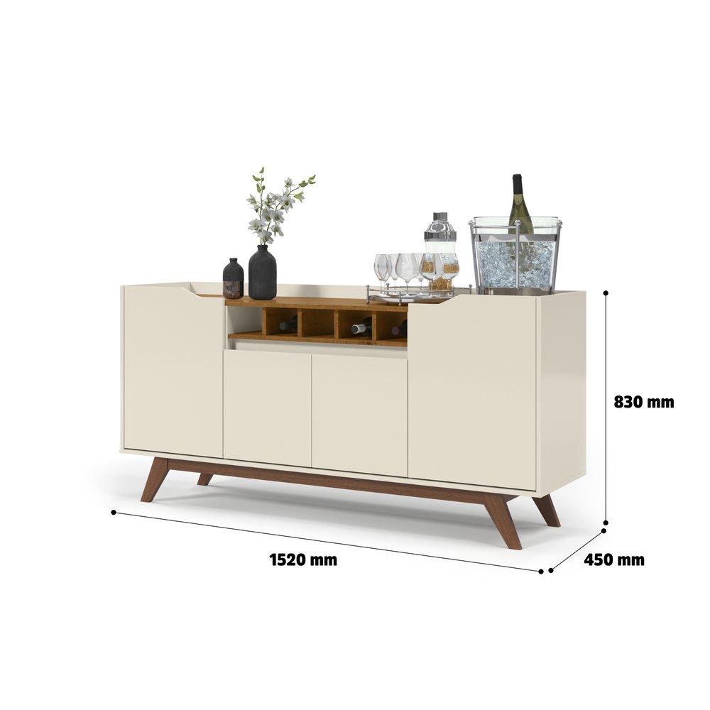 Buffet Luxo 4 Portas com Adega - 9