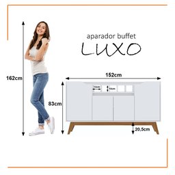 Buffet Luxo 4 Portas com Adega - 2