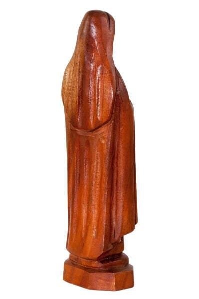 Escultura Em Madeira Recuperada De Santa Teresinha (251) - 3