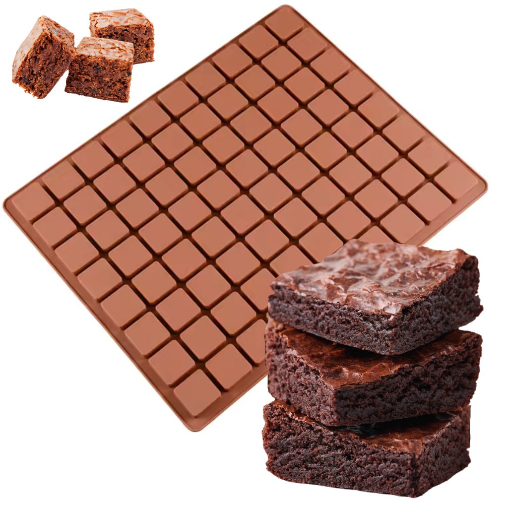 Forma Brownie/trufa/caramelo 3cm em Silicone Antiaderente