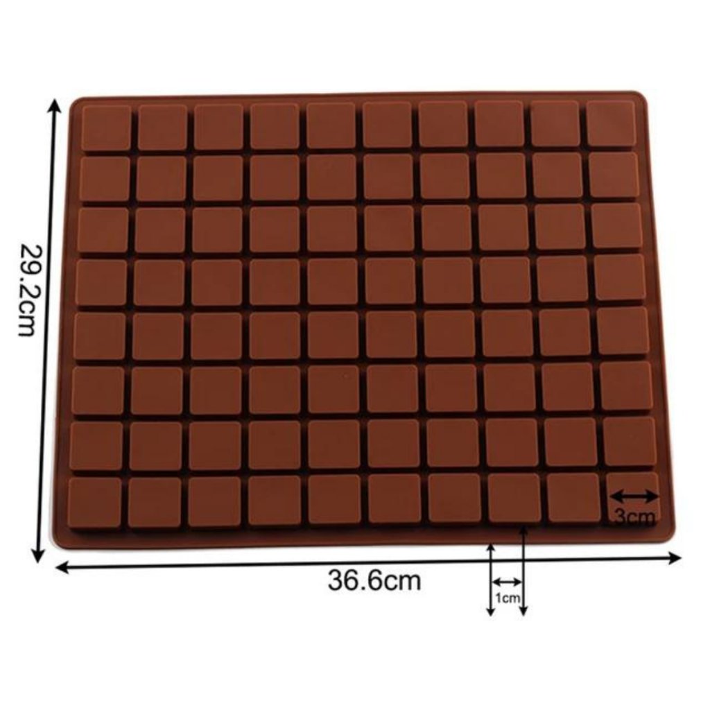 Forma Brownie/trufa/caramelo 3cm em Silicone Antiaderente - 3