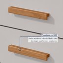 Ver imagem 7 de Mesa de Cabeceira 3 Gavetas Baião Plus Bege Amêndoa Clean/Off White