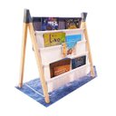Ver imagem 1 de Prateleirinha para Livros Infantil Montessoriano Cinza