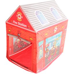 Barraca Infantil Toca Estação Bombeiros Menino Cabana Tenda 100 Bolinhas Divertida Brinqway - 3 Barraca Infantil Toca Estação Bombeiros Menino Cabana Tenda 100 Bolinhas Divertida Brinqway - 3